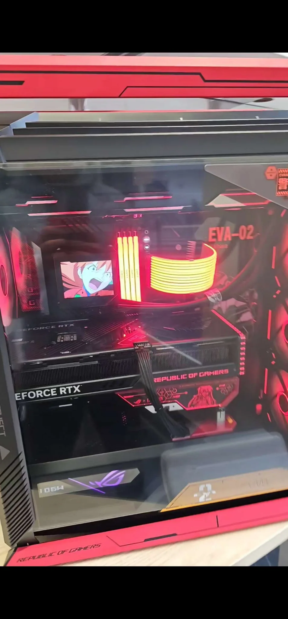 Projet PC gaming EVA-02 réalisé par NISUSA