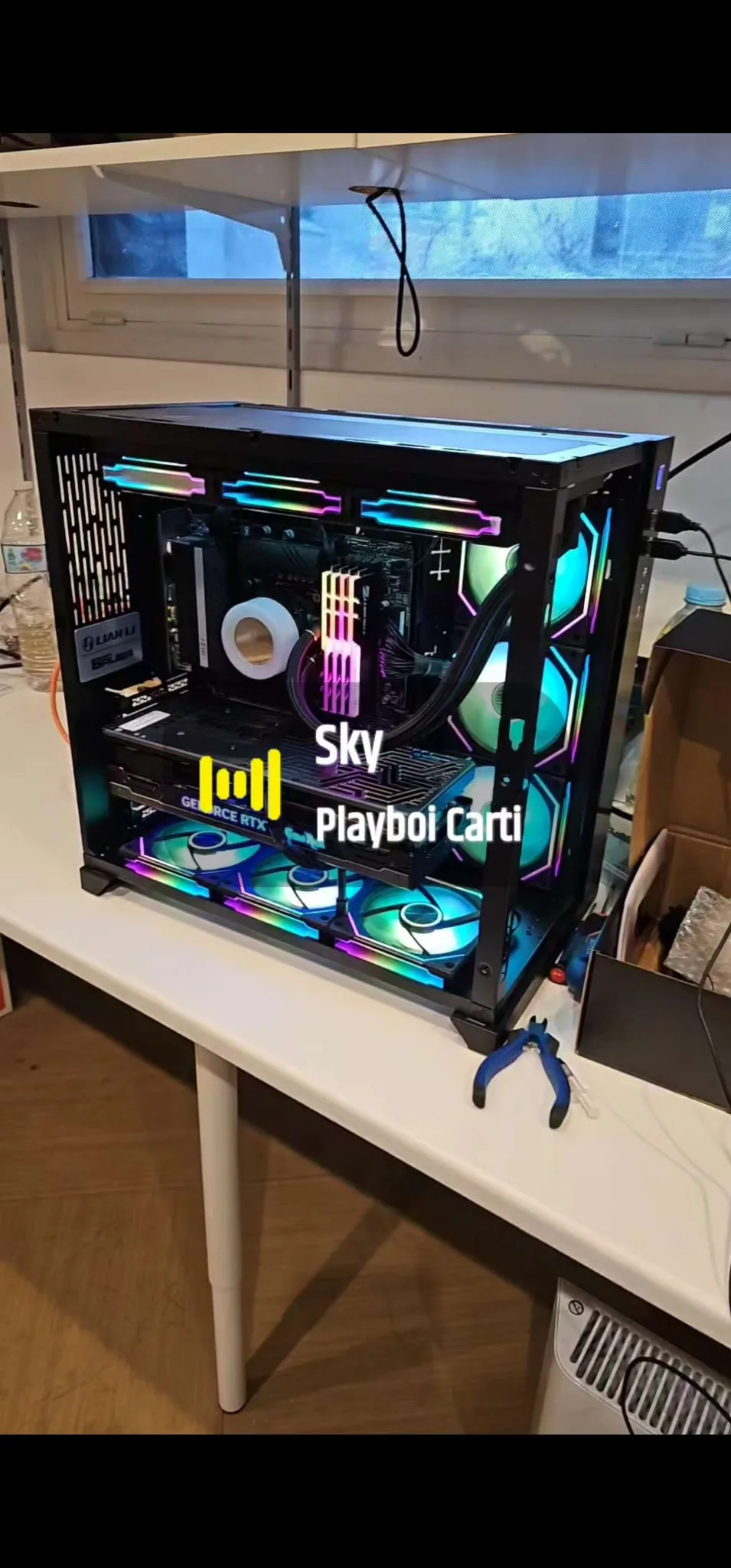 Projet PC gaming RGB SKY réalisé par NISUSA